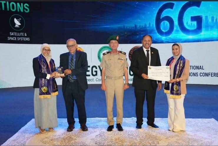 MumGuard team receiving first place at ITC Egypt 2026