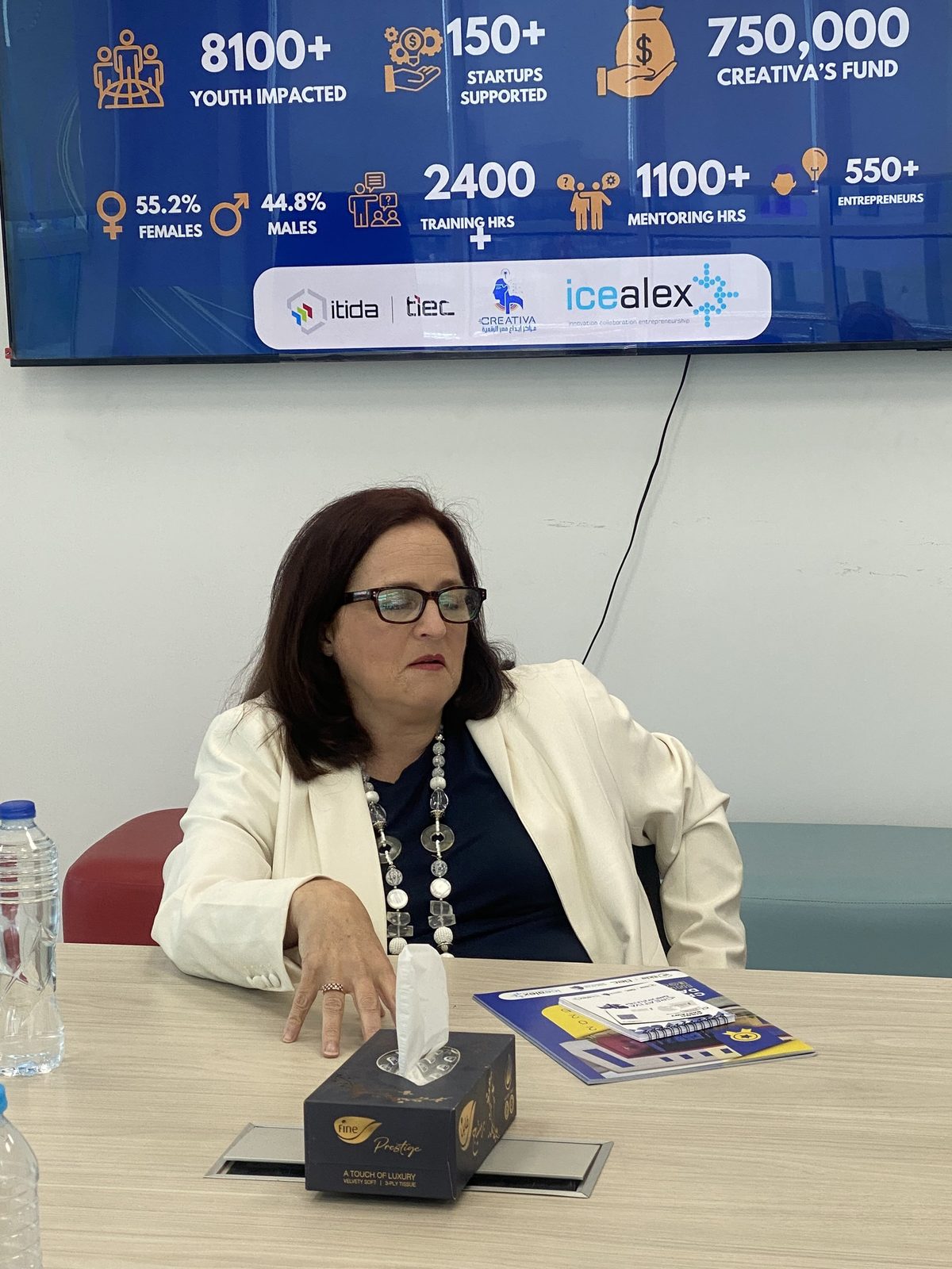 U.S. angel investor Nancy Hayes at Alumni Connect